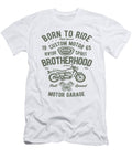 1 Born Ride Classic Motor Retro Motorcycle Biker Florian Dold Art T-Shirt