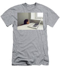 1 Boy Child Sits At a Table Near the Window with a Laptop and Communicates with Relatives Elena Saulich T-Shirt