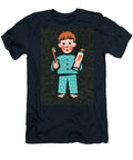 1 Boy in Pajamas Brushing Teeth Csa Images T-Shirt