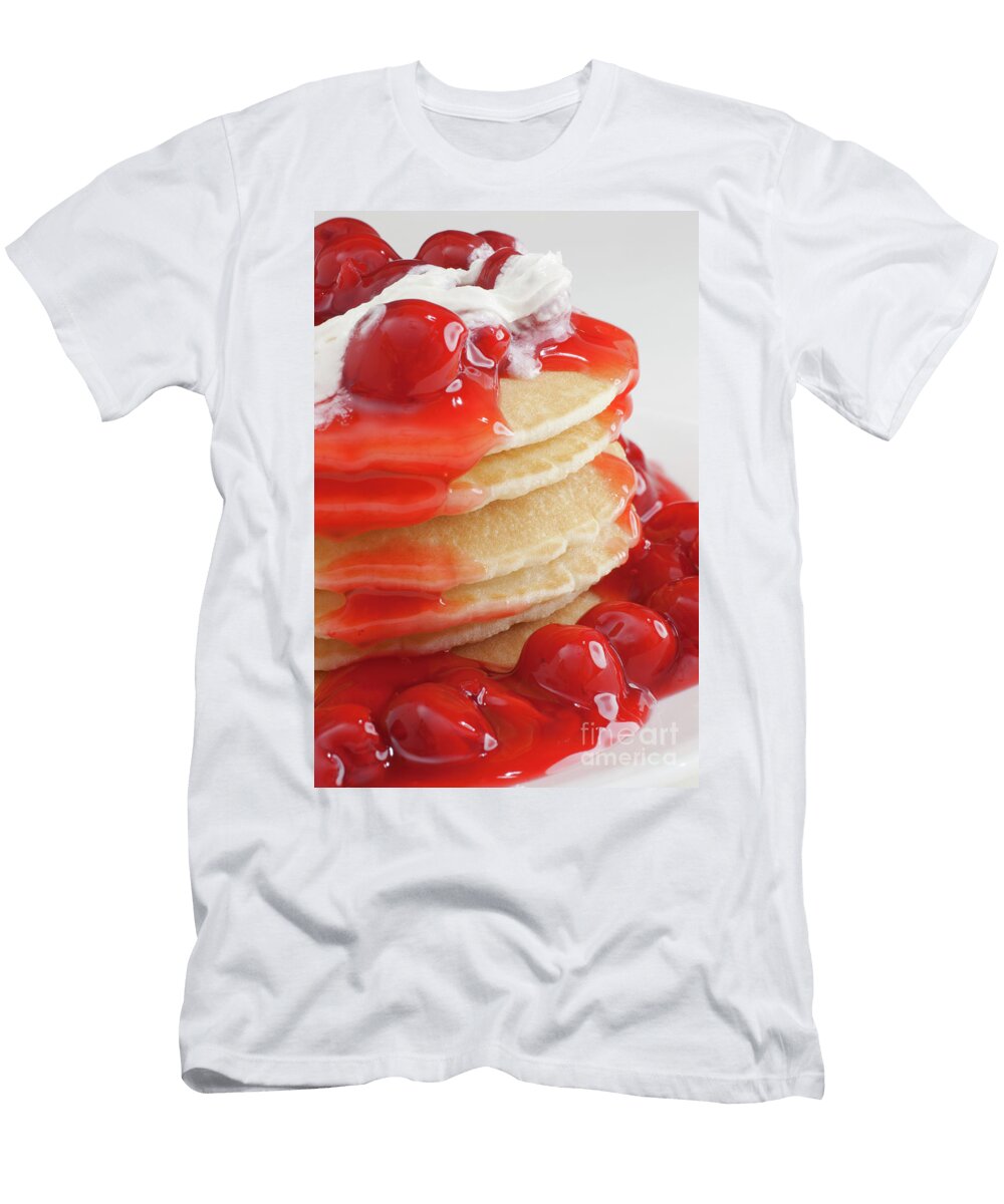 1 Breakfast of Pan Cakes with Cherry Topping Donald Erickson T-Shirt