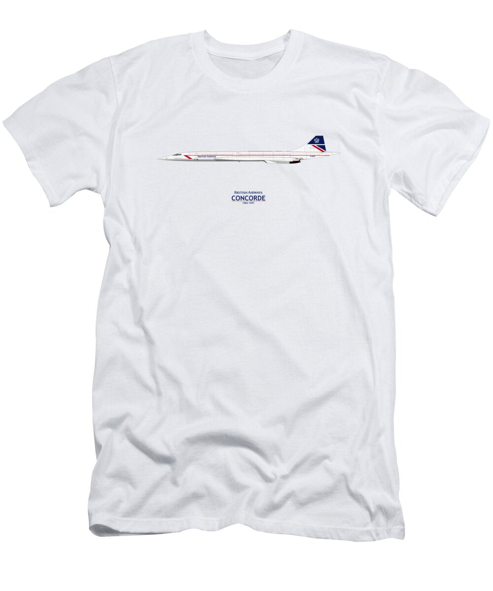 1 British Airways Concorde 84 97 Steve H Clark Photography T-Shirt