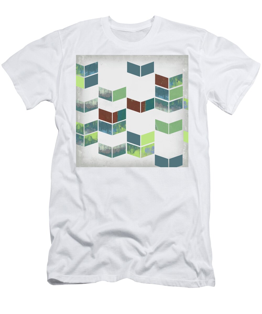 1 Broken Chevron Ii Jennifer Goldberger T-Shirt