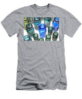 1 Bromo Seltzer Vintage Glass Bottles Collection Rare Greens Marianna Mills T-Shirt