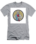 1 Bulldog Plumber Monkey Wrench Circle Cartoon Aloysius Patrimonio T-Shirt