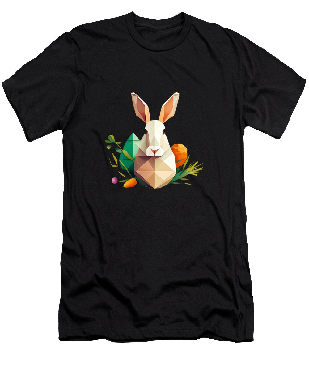 1 Bunny in Bloom About Passion Art T-Shirt