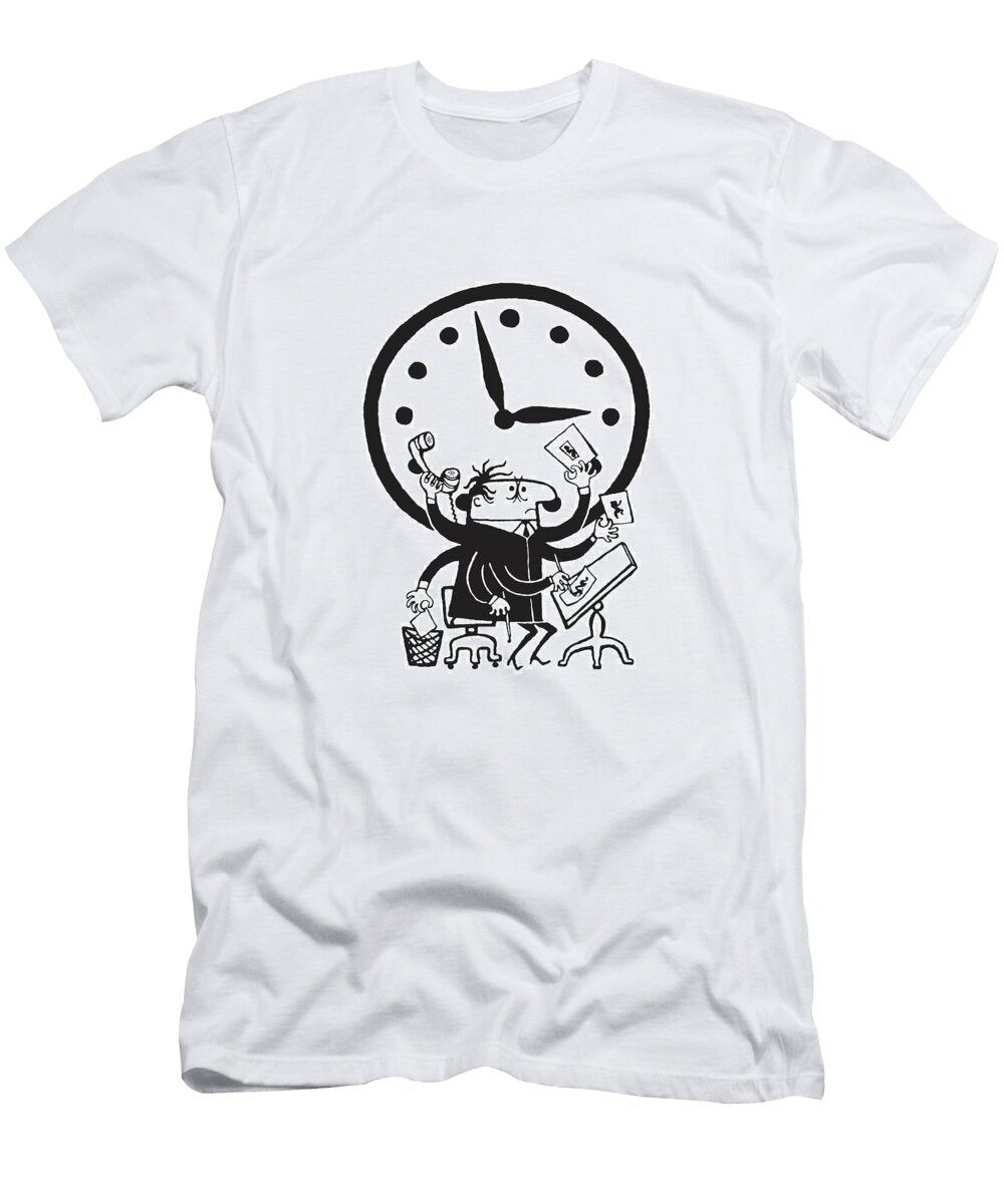 1 Busy Man Working Csa Images T-Shirt