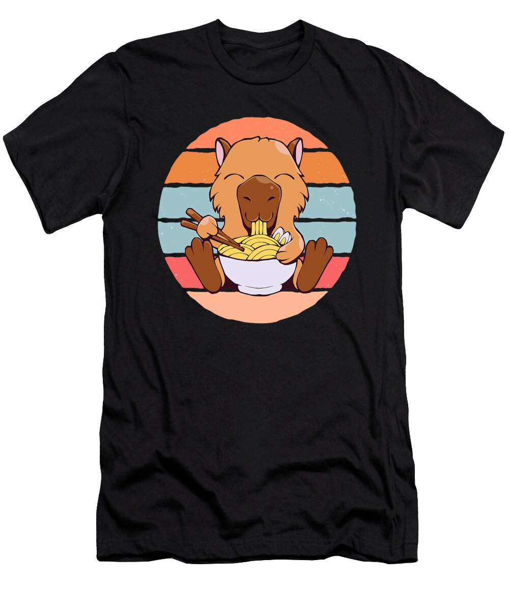 1 Capybara Eats Noodles Dhbubble T-Shirt