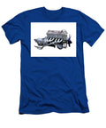 1 Car Chrome Engine Isolated on White Goce Risteski T-Shirt