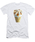 1 Caramel Icecream Cone on White Background Oleg Yermolov T-Shirt