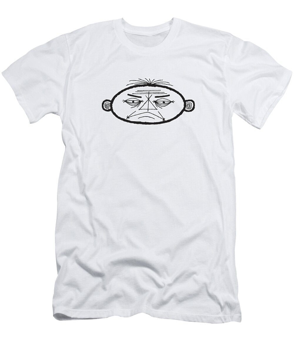 1 Caricature of Grumpy Old Man Csa Images T-Shirt