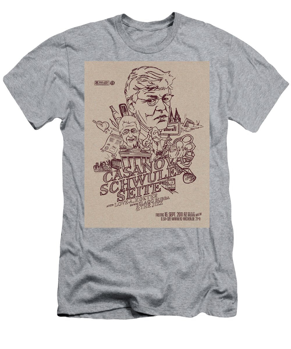 1 Casanovas Schwule Seite Mario Turiaux T-Shirt