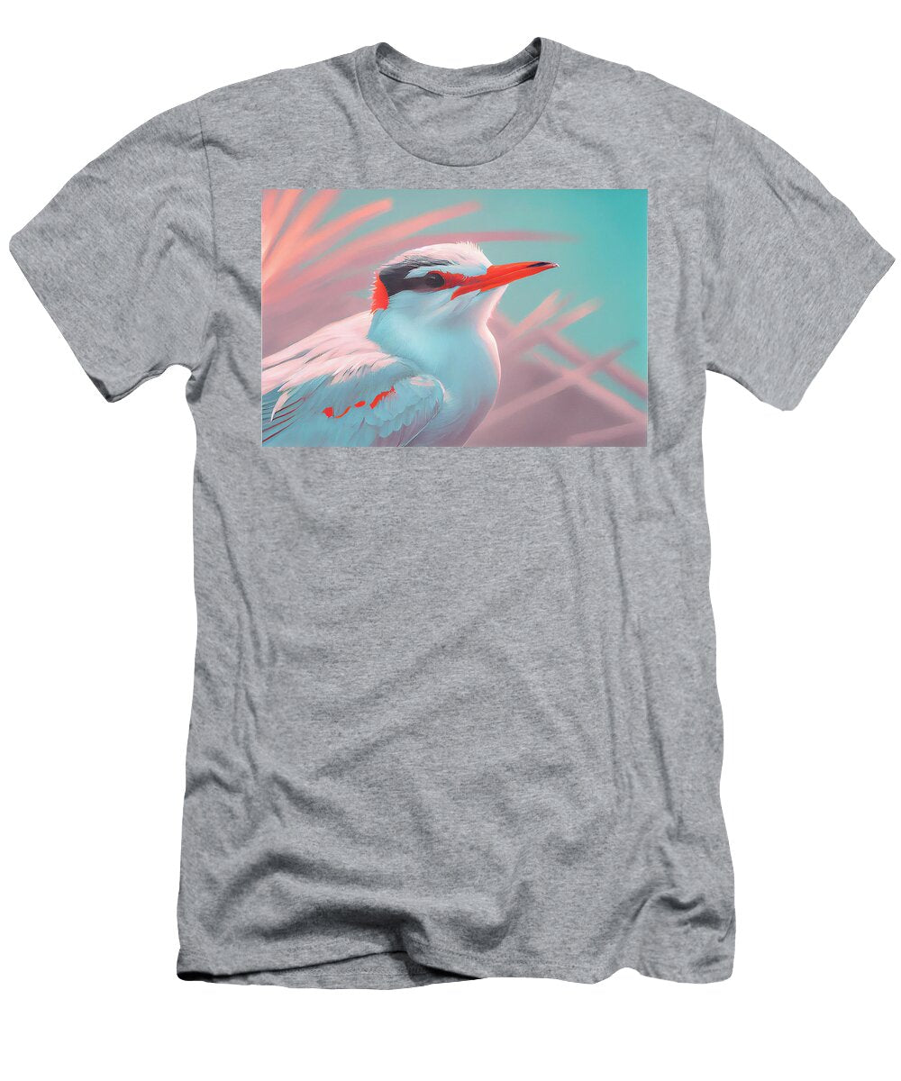 1 Cayenne Tern Sterna Maxima in a Jack Kirby Sty By Asar Studios Celestial Images T-Shirt