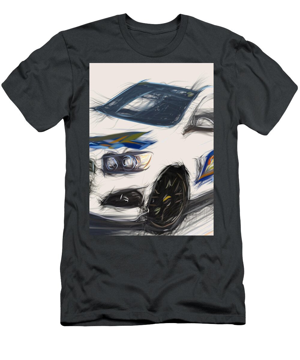 1 Chevrolet Sonic Super 4 Drawing Carstoon Concept T-Shirt