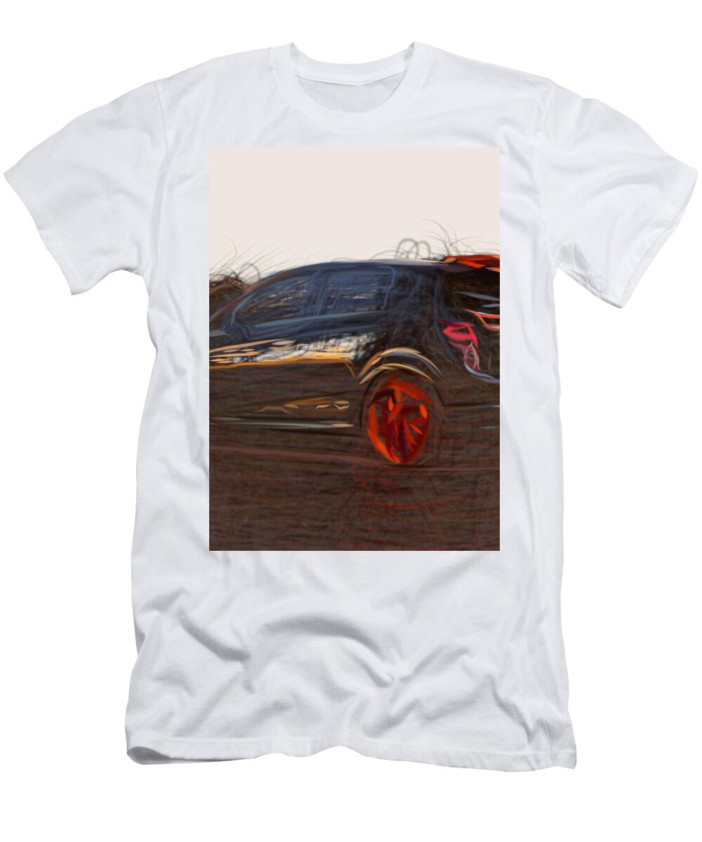 1 Chevrolet Sonic Z Spec Drawing Carstoon Concept T-Shirt
