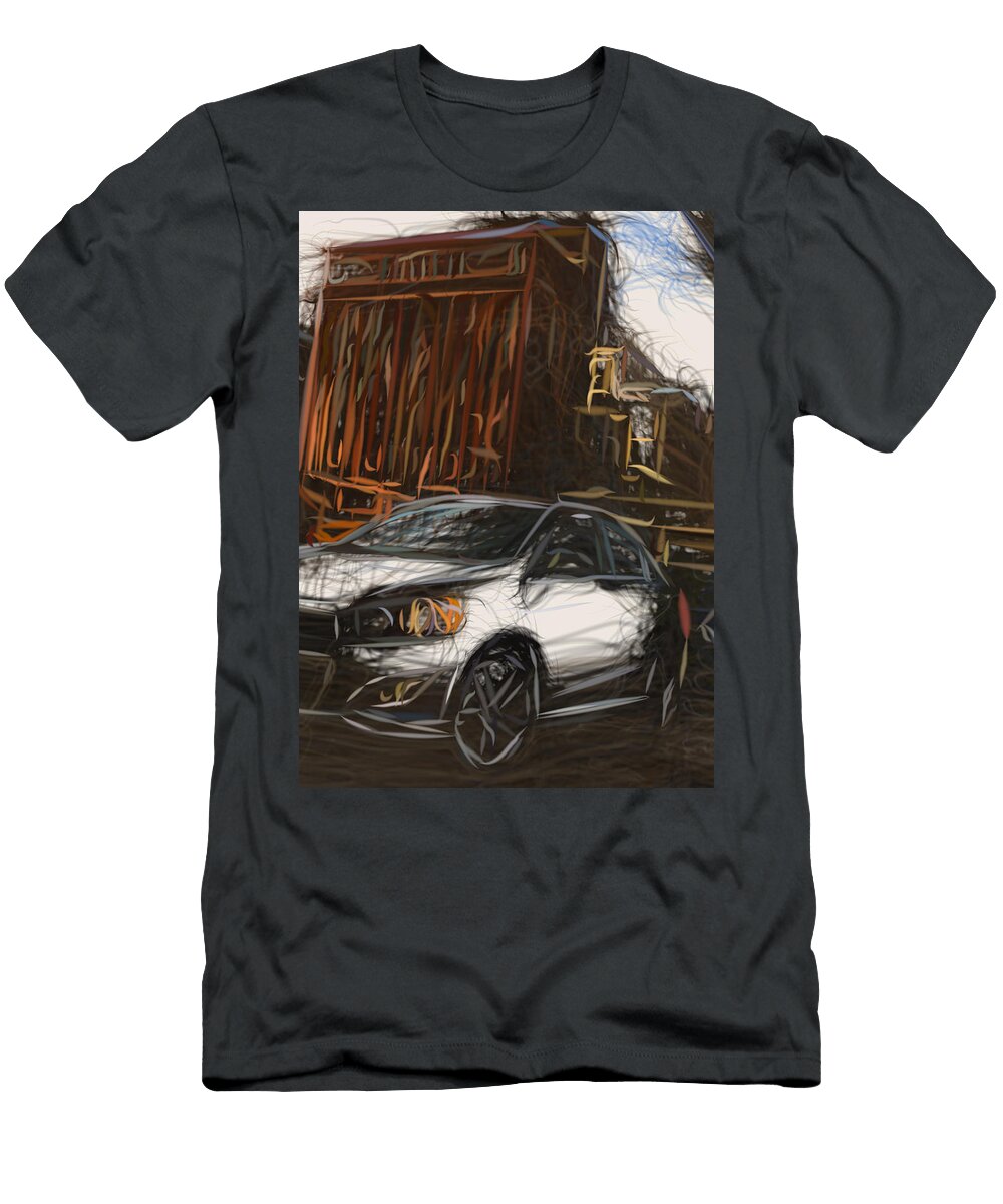 1 Chevy Sonic Drawing Carstoon Concept T-Shirt