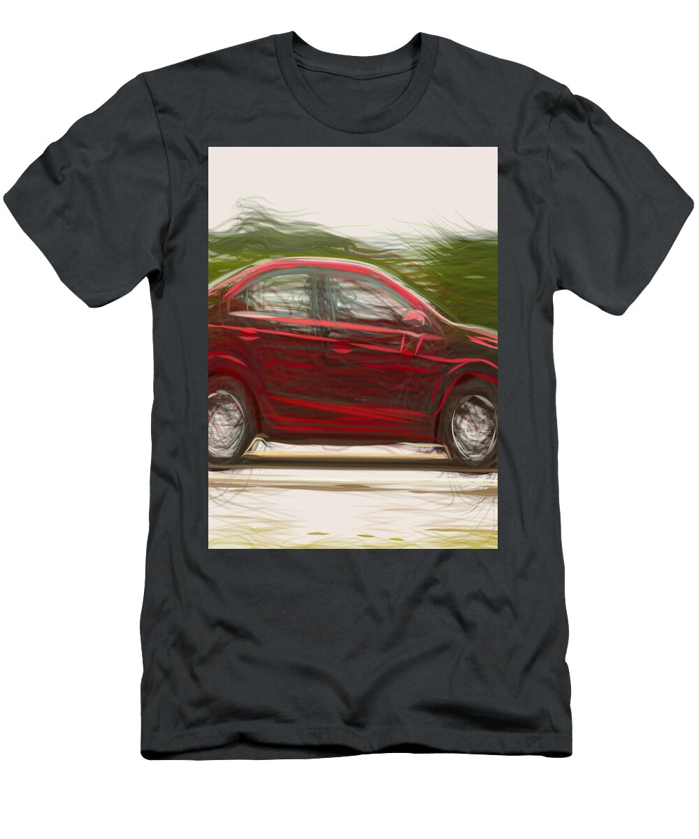 1 Chevy Sonic Naias 00 Drawing Carstoon Concept T-Shirt