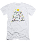1 Christmas Teacher Christmas Math Teacher Tree Florian Dold Art T-Shirt