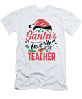 1 Christmas Teacher Educator Santas Favorite Teacher Florian Dold Art T-Shirt