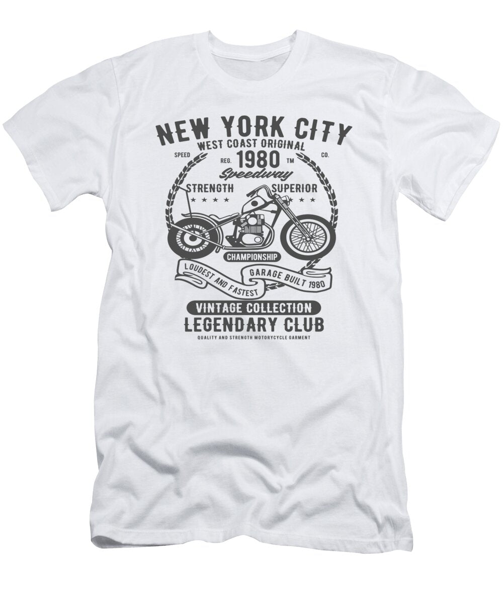 1 Classic Motorcycle Vintage Motor Rider Retro Ride Florian Dold Art T-Shirt