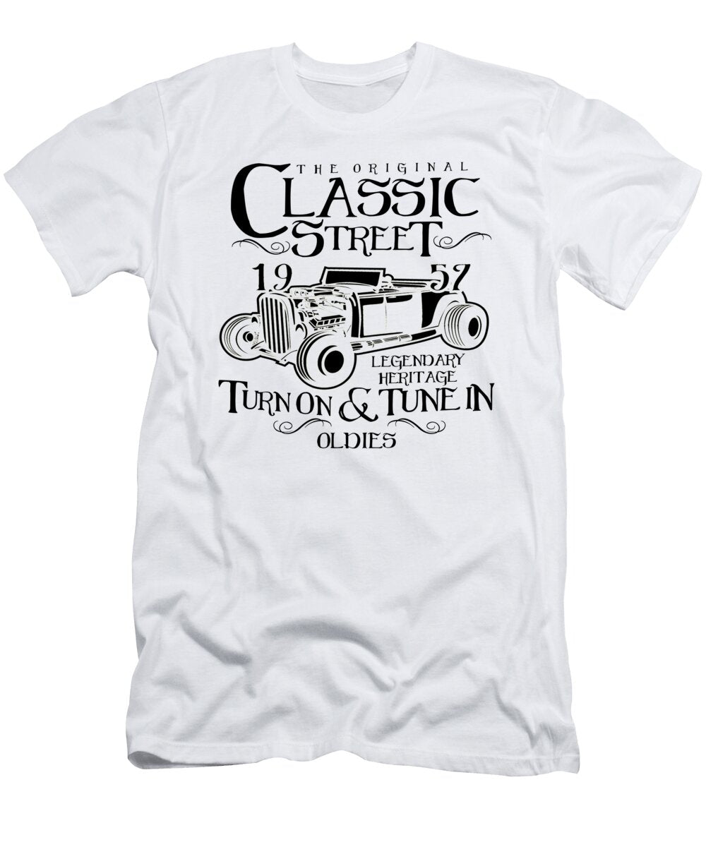 1 Classic Street Muscle Car Retro Old Cars Cart Florian Dold Art T-Shirt