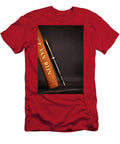 1 Classy Pen Lying on a Book Against a Black Background Victoriya Rusyn T-Shirt