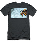 1 Clean Background with Negative Space for Healthy Food and Antioxidant Fruits and a Waffle As Junk Food Joaquin Corbalan T-Shirt