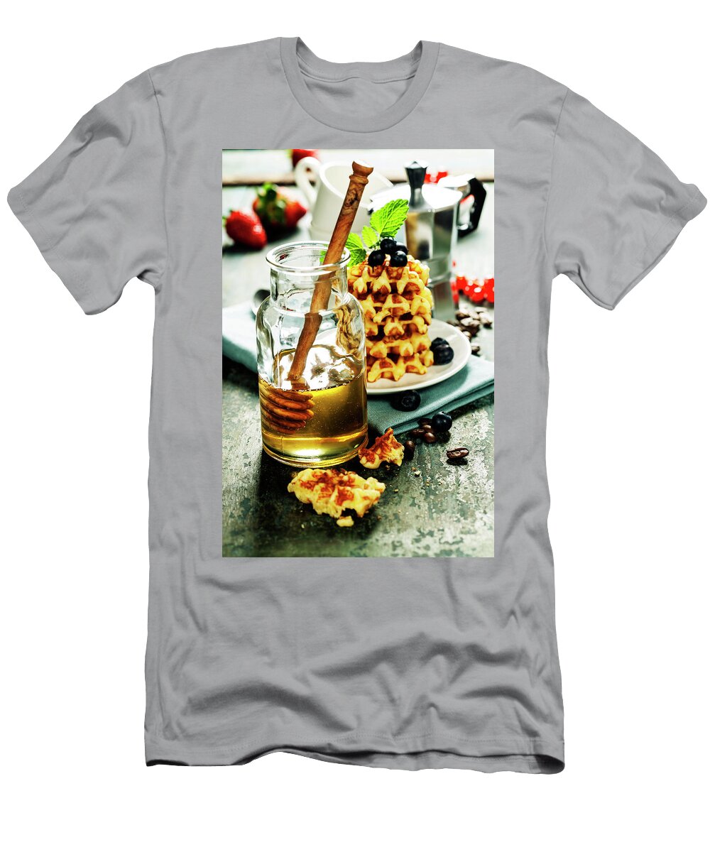 1 Coffee and Waffles Natalia Klenova T-Shirt