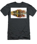 1 Colorful Trees Reflecting in the Waters of Argyle Lake in Babylo David Wood T-Shirt