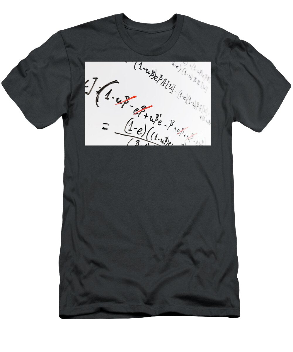 1 Complex Math Formulas on Whiteboard Mathematics and Science with Economics Michal Bednarek T-Shirt