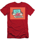 1 Computer Screen Reading a Book Csa Images T-Shirt