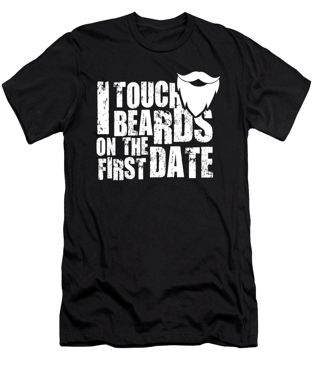 1 Confident Bearded Facial Hair Manly Beard Gift Muc Designs T-Shirt