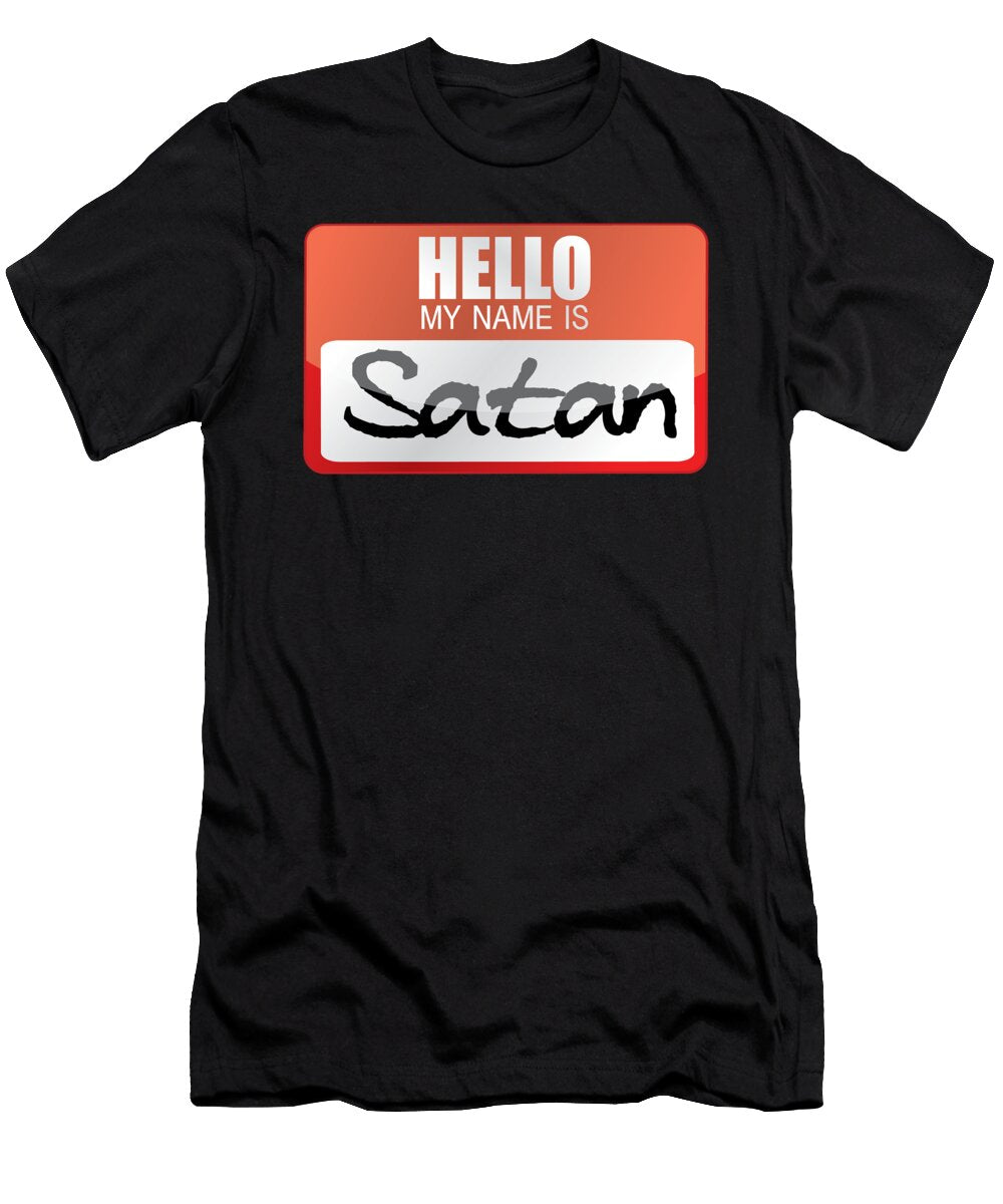 1 Cool Satan Gift Idea Devil Worshipper Devil Horns Lucifer Diablo Halloween Costume Trick or Treat Martin Hicks T-Shirt