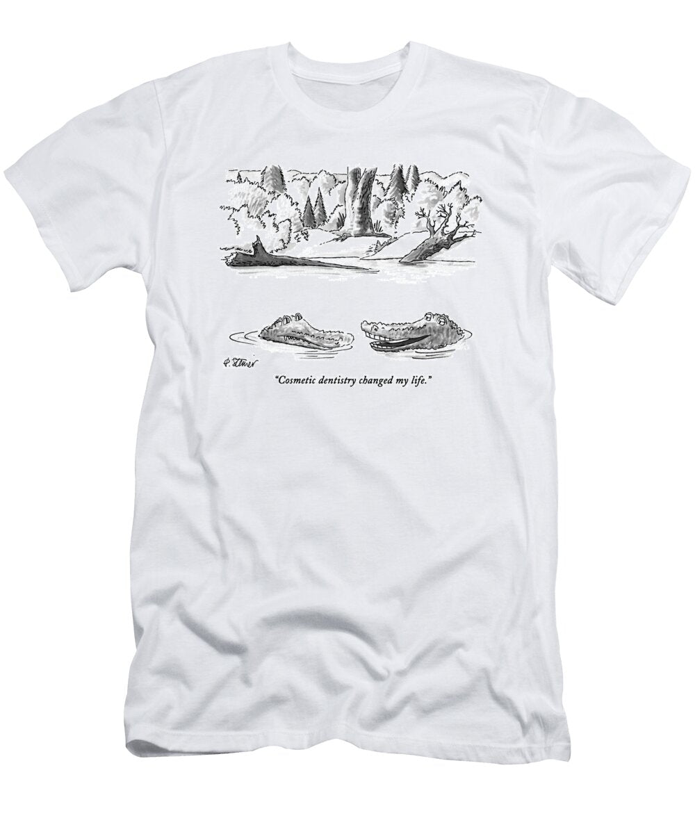 1 Cosmetic Dentistry Changed My Life Peter Steiner No Index T-Shirt