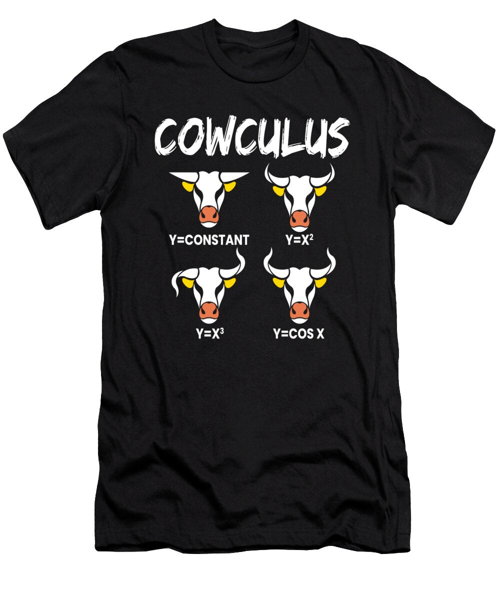 1 Cowculus Math Physics Cows Cow Moon T-Shirt