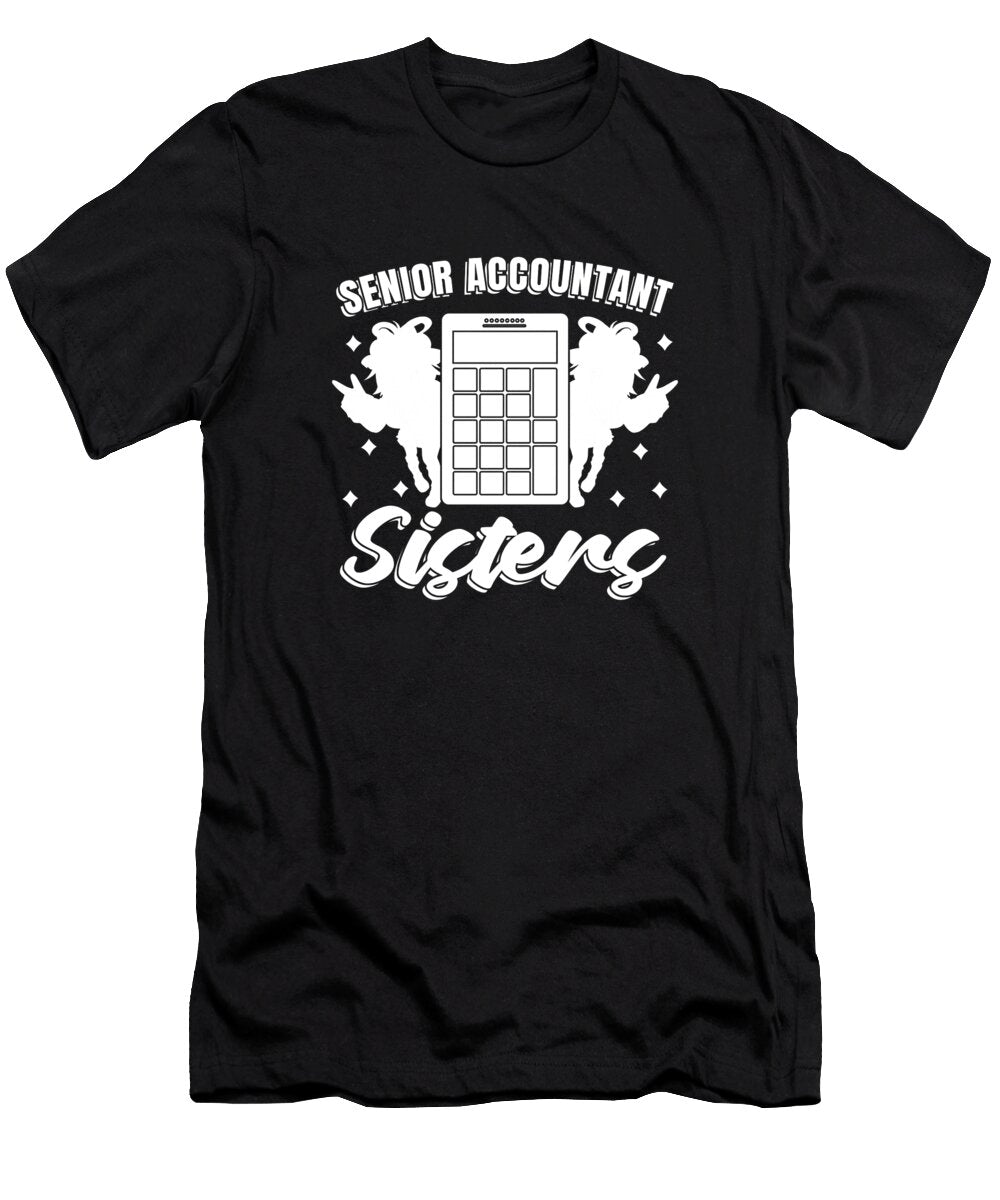 1 Cpa Accountancy Finance Bookkeeper Senior Accountant Crazy Squirrel T-Shirt
