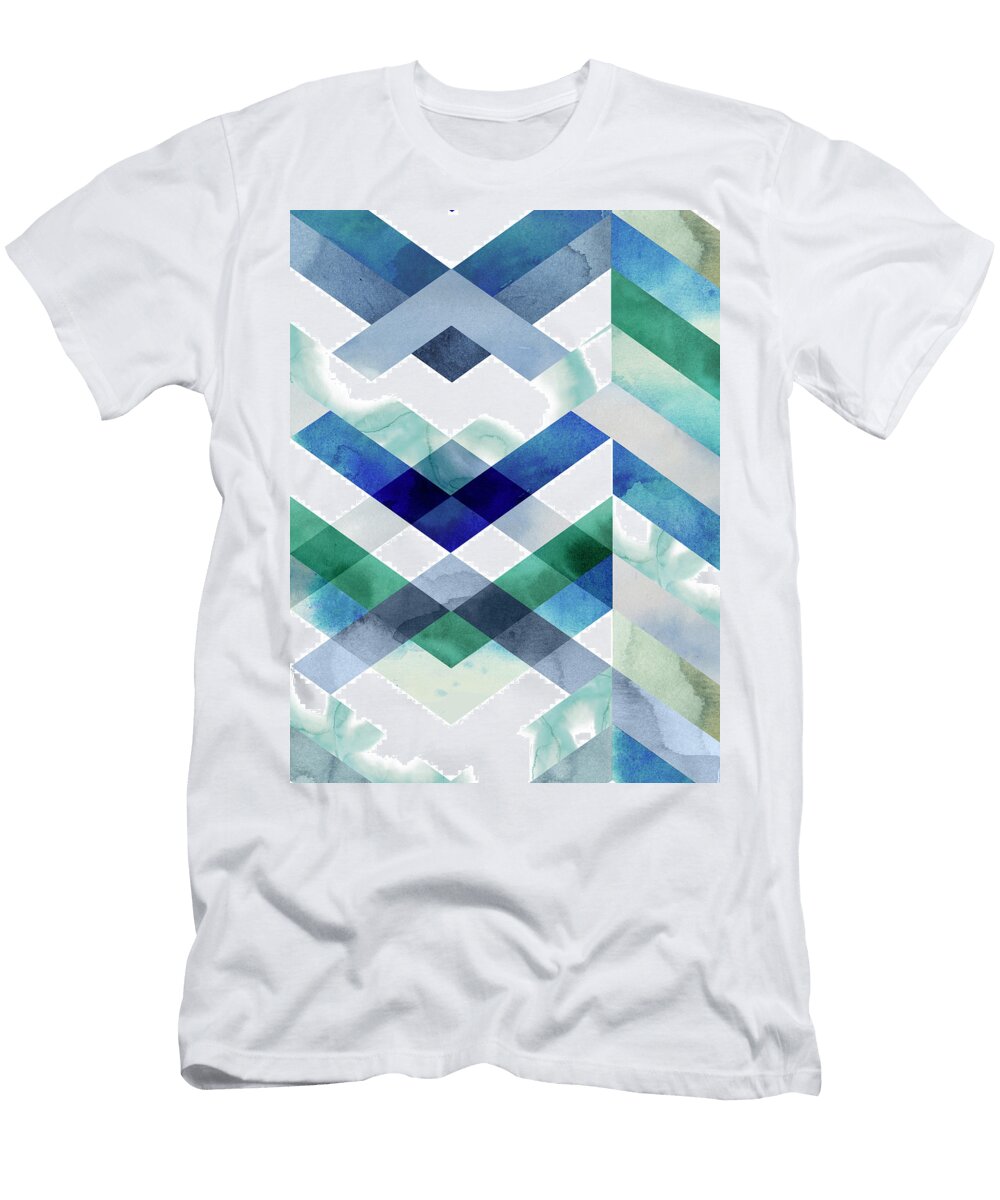 1 Crystal Chevron Ii Grace Popp T-Shirt