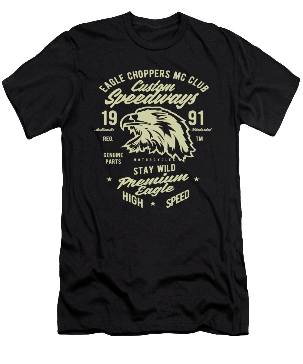 1 Custom Speedways Motorcycle Driver Dirt Bike Motor Florian Dold Art T-Shirt