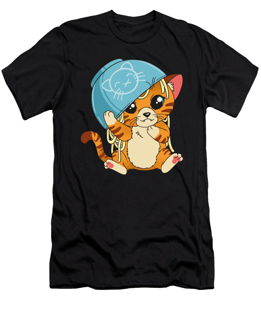1 Cute Cat with Red Nose Honey Shop Art T-Shirt
