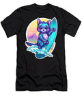 1 Cute Surfing Cat Sweet Birdie Studio T-Shirt