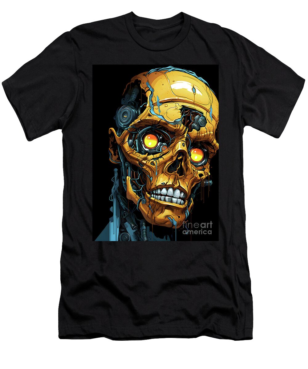 1 Cyber Skull Yassine Akermouch T-Shirt