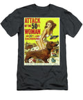 1 Dachshund Art Canvas Print Attack of the 50ft Woman Movie Poster Sandra Sij T-Shirt