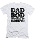 1 Dad Bod Powered By Burrito Funny Food Lovers Father Figure Gifts Idea Orange Pieces T-Shirt