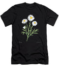 1 Daisy April Birth Month Flower Botanical Print on White Art By Jen Montgomery Jen Montgomery T-Shirt