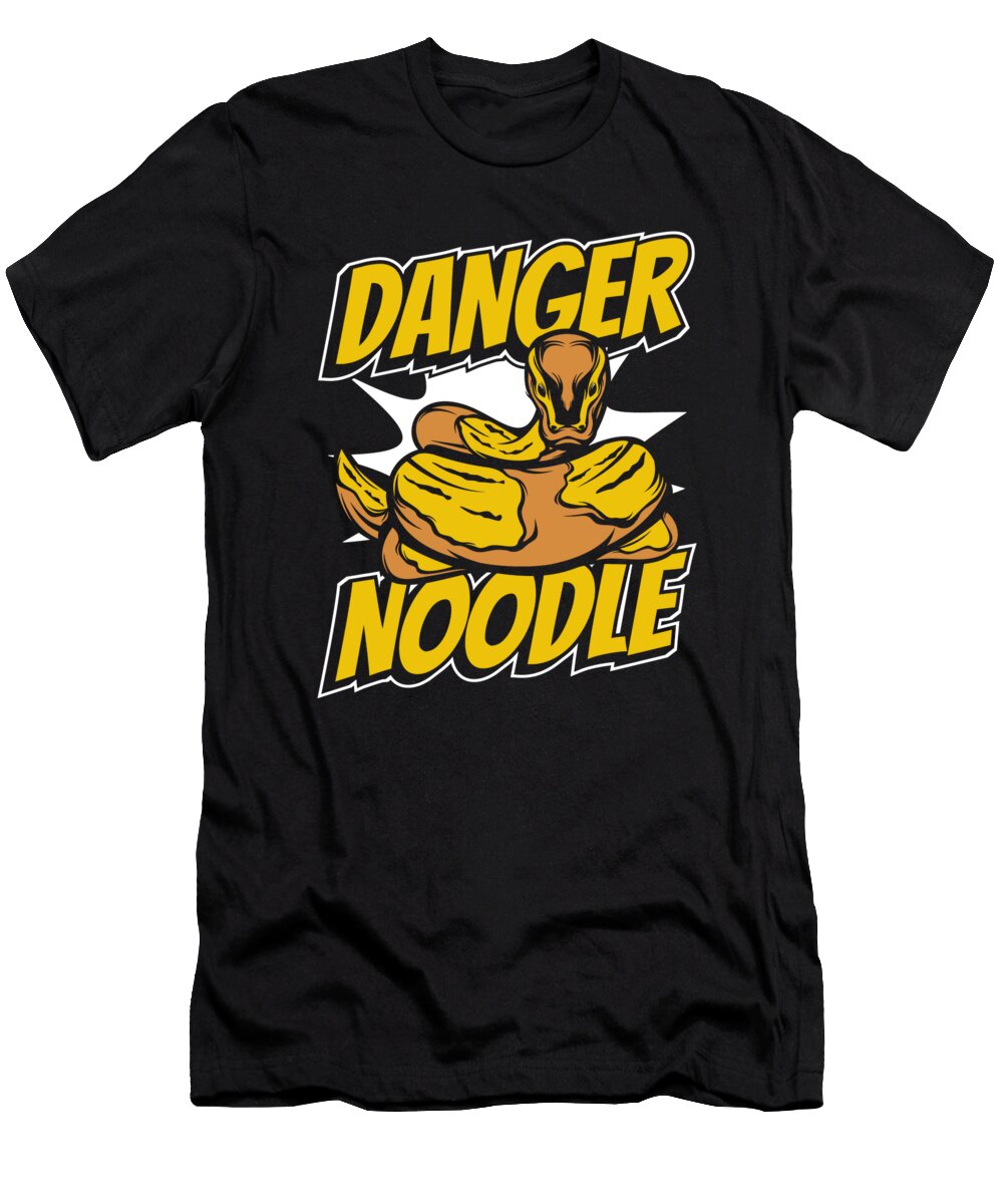 1 Danger Noodle Snake Owner Snake Lover Banana Ball Python Graphics Lab T-Shirt