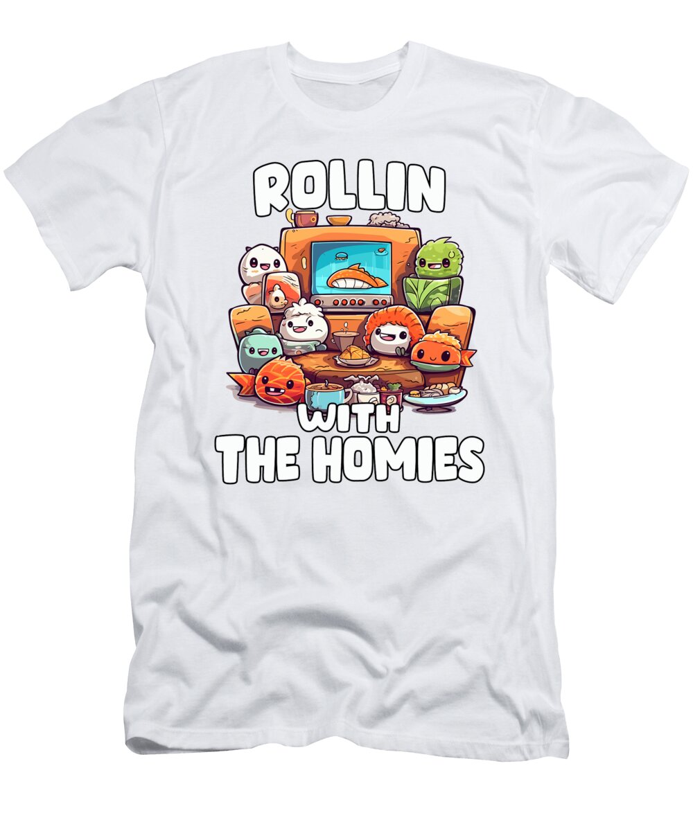 1 Delicious Sushi Variety in Anime Benjamin Burkert T-Shirt