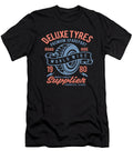 1 Deluxe Tyres Sparepart Motorcycle Classic Car Ride Florian Dold Art T-Shirt