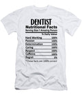 1 Dentist Nutrition Facts Funny Jensen Cena T-Shirt