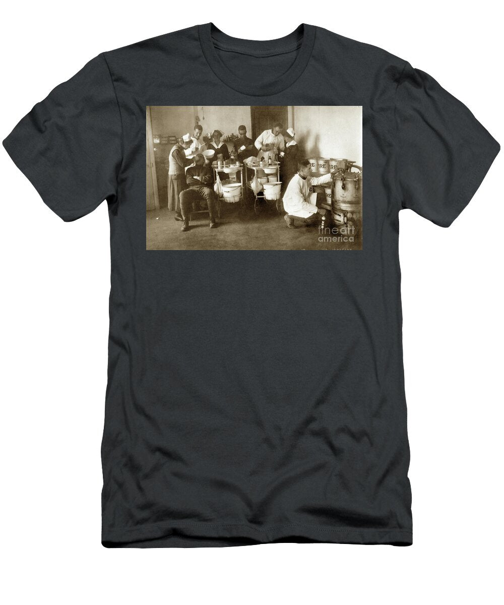 1 Dentists Working on a Patient Circa 1918 California Views Archives Mr Pat Hathaway Archives T-Shirt