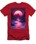 1 Digital Mesh Mountain Scape Retro Synthwave Foc By Asar Studios Artistic Rifki T-Shirt