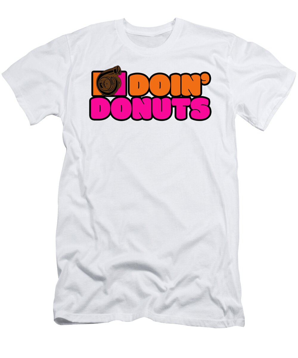1 Doin Donuts Car Racing Turbo Drift Car Racer Florian Dold Art T-Shirt
